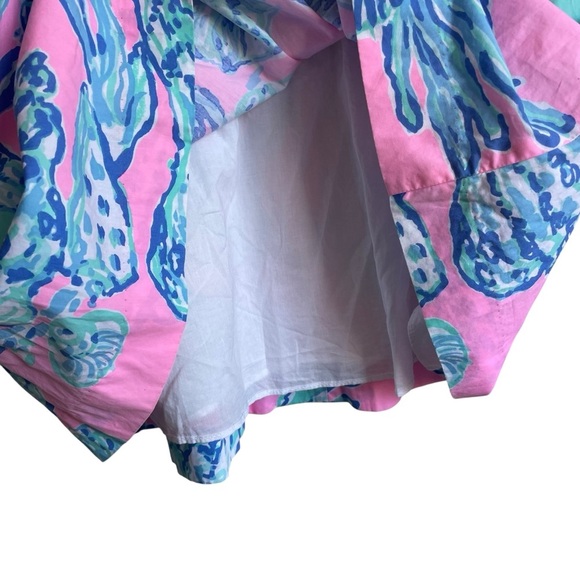Lilly Pulitzer Ardleigh Pink Pout Barefoot Princess Dress Seashell Pattern - Picture 8 of 14